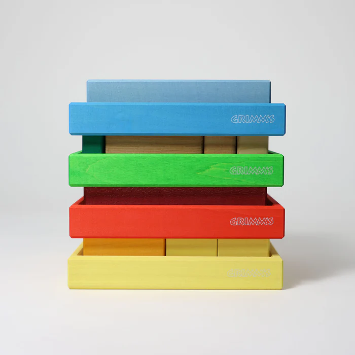 Grimm´s ehituskomplekt, roheline Grimm's puidust mänguasjad - HellyK - Kvaliteetsed lasteriided, villariided, barefoot jalatsid