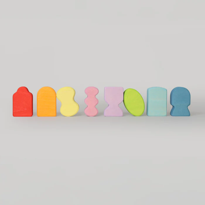 Grimm´s ehitusklotsid „Aknad” Grimm's puidust mänguasjad - HellyK - Kvaliteetsed lasteriided, villariided, barefoot jalatsid