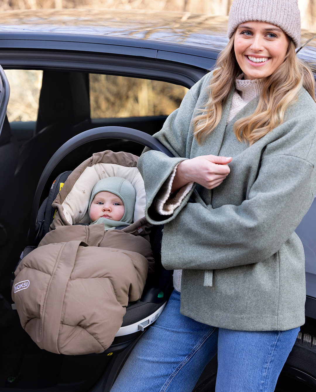 Voksi soojakott turvahälli või vankrisse Move Meadow Green Clover Kodumaailm ja muud tarvikud - HellyK - Kvaliteetsed lasteriided, villariided, barefoot jalatsid