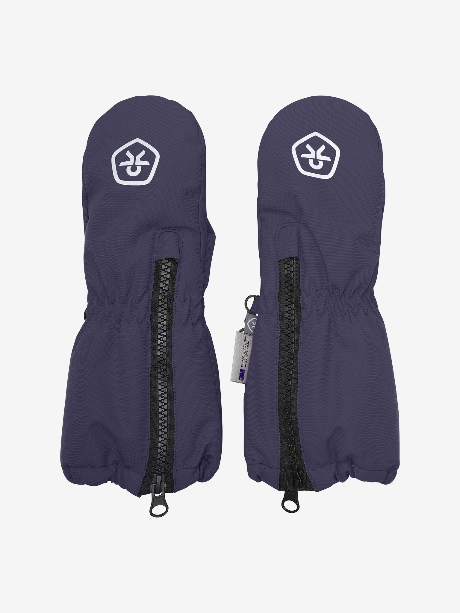 COLOR KIDS Thinsulate pikad labakud lukuga, graystone Kindad - HellyK - Kvaliteetsed lasteriided, villariided, barefoot jalatsid