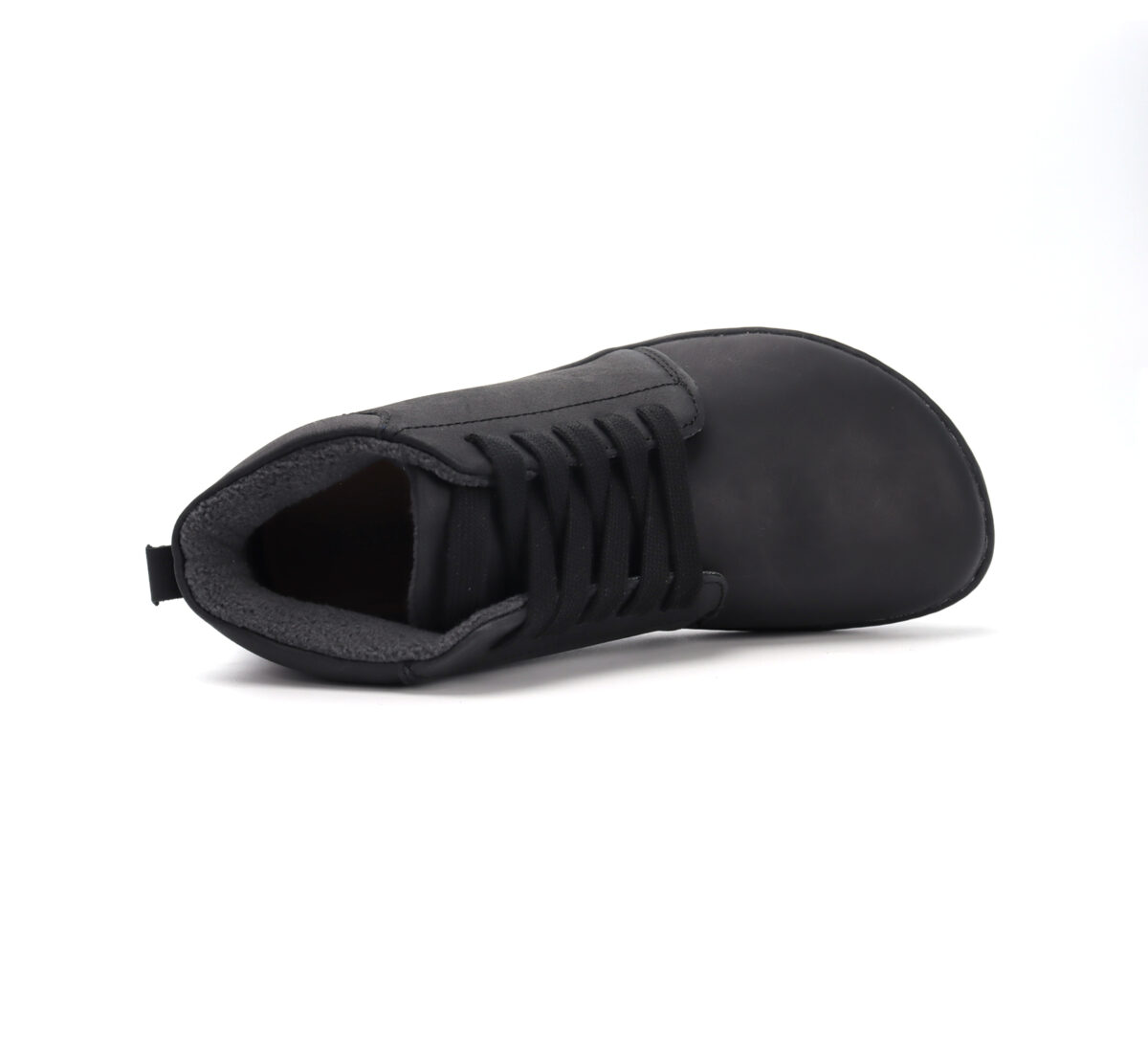 Stitch & Walk õhukese fliisvoodriga nahast saapad, black Kevad/sügis - HellyK - Kvaliteetsed lasteriided, villariided, barefoot jalatsid