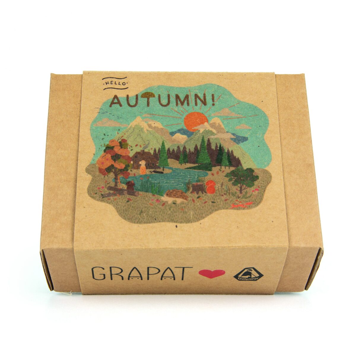 Grapat Hello Autumn! Limited edition Grapat puidust mänguasjad - HellyK - Kvaliteetsed lasteriided, villariided, barefoot jalatsid