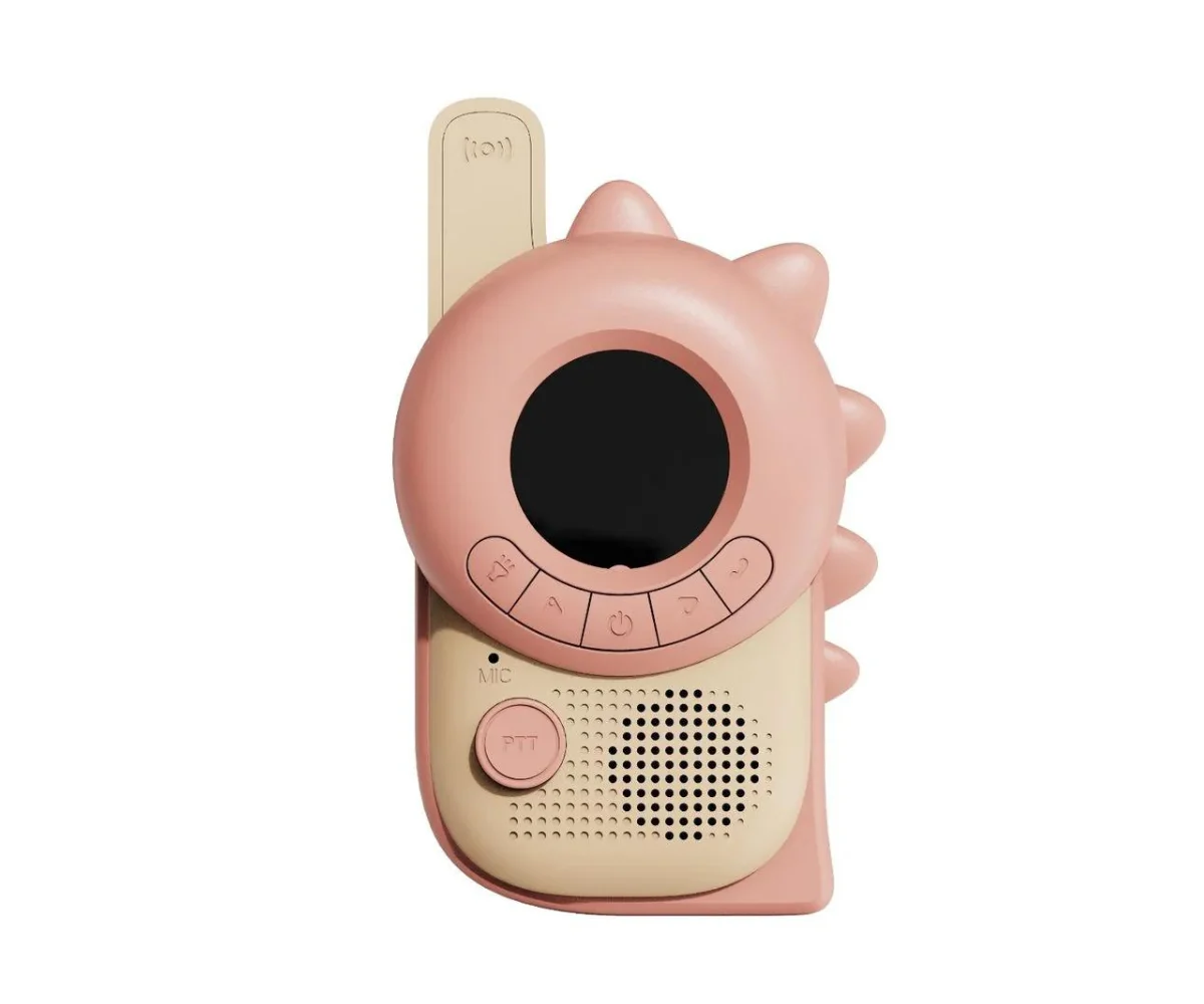 The Zoofamily Walkie Talkie, dino roosa-dino roheline The Zoofamily Walkie Talkie, dino roosa-dino roheline Mänguasjad - HellyK - Kvaliteetsed lasteriided, villariided, barefoot jalatsid