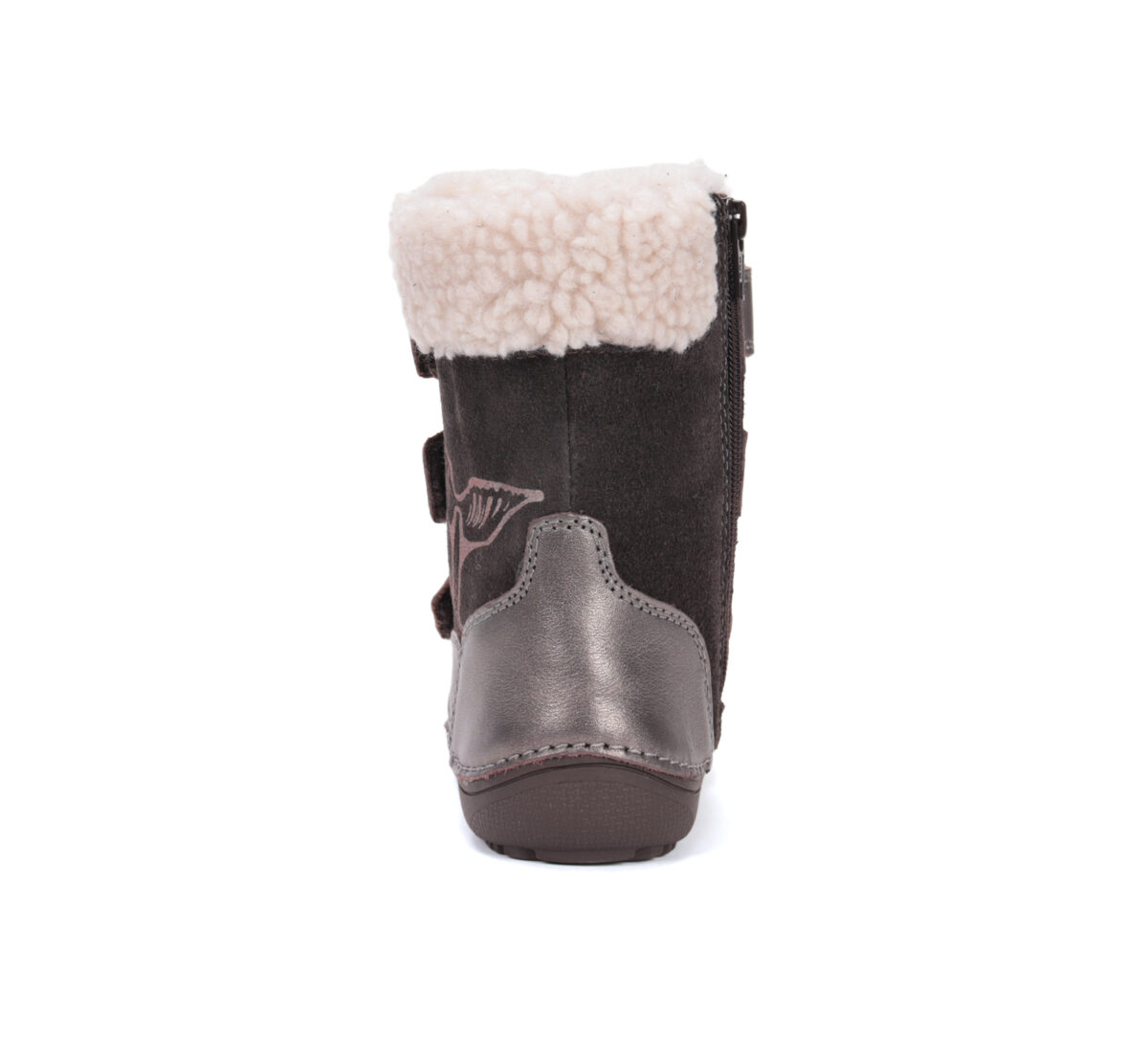 D.D.Step kõrge sääre ja villase voodriga barefoot-saapad, bronze/063 D.D.Step - HellyK - Kvaliteetsed lasteriided, villariided, barefoot jalatsid