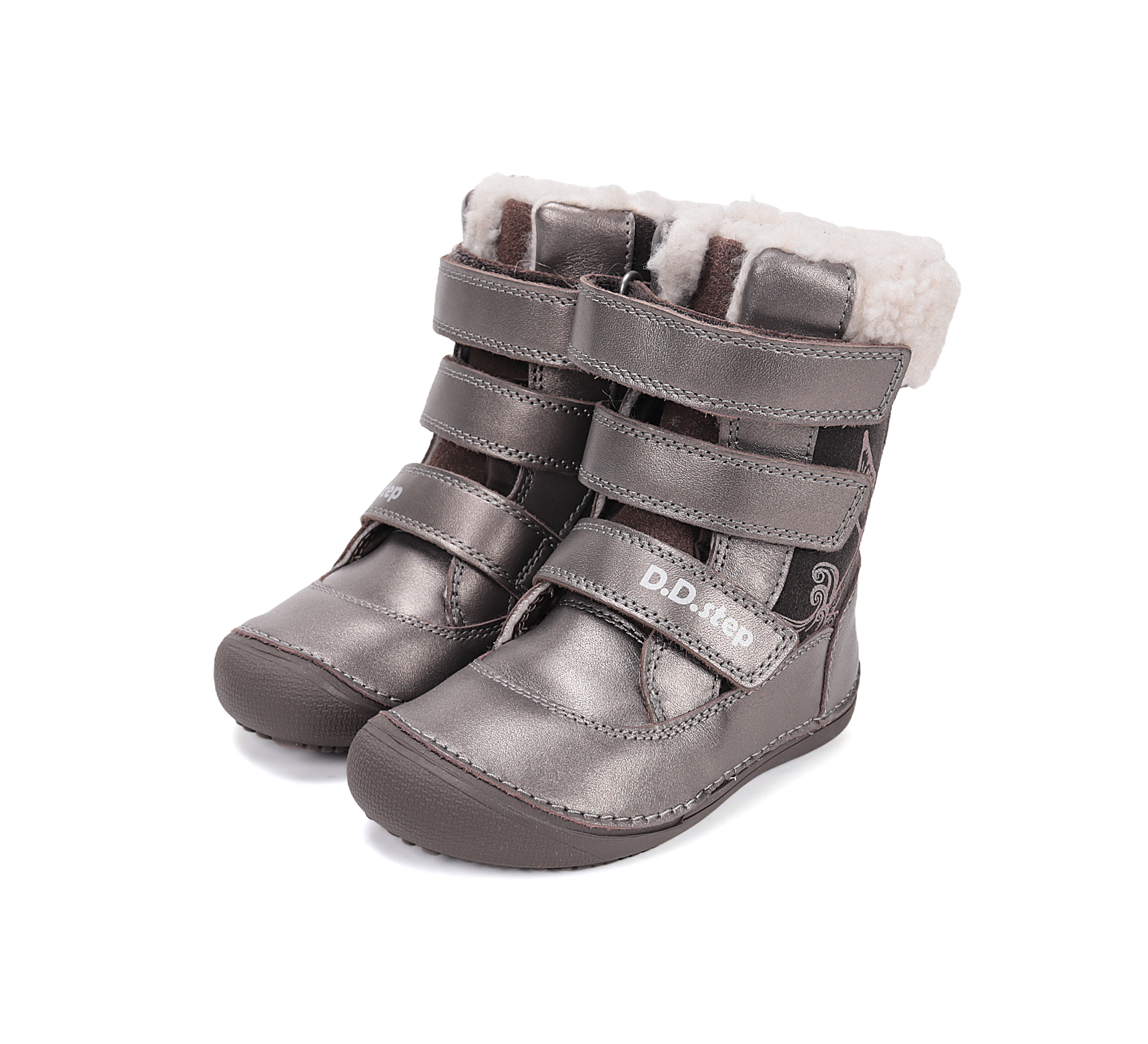 D.D.Step kõrge sääre ja villase voodriga barefoot-saapad, bronze/063 D.D.Step - HellyK - Kvaliteetsed lasteriided, villariided, barefoot jalatsid