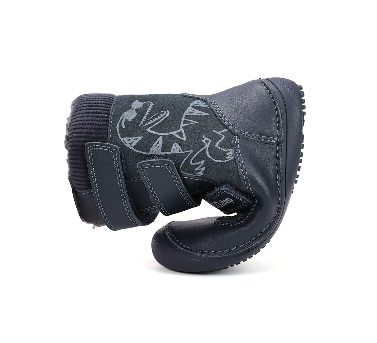 D.D.Step kõrge sääre ja villase voodriga barefoot-saapad, royal blue/063 D.D.Step - HellyK - Kvaliteetsed lasteriided, villariided, barefoot jalatsid