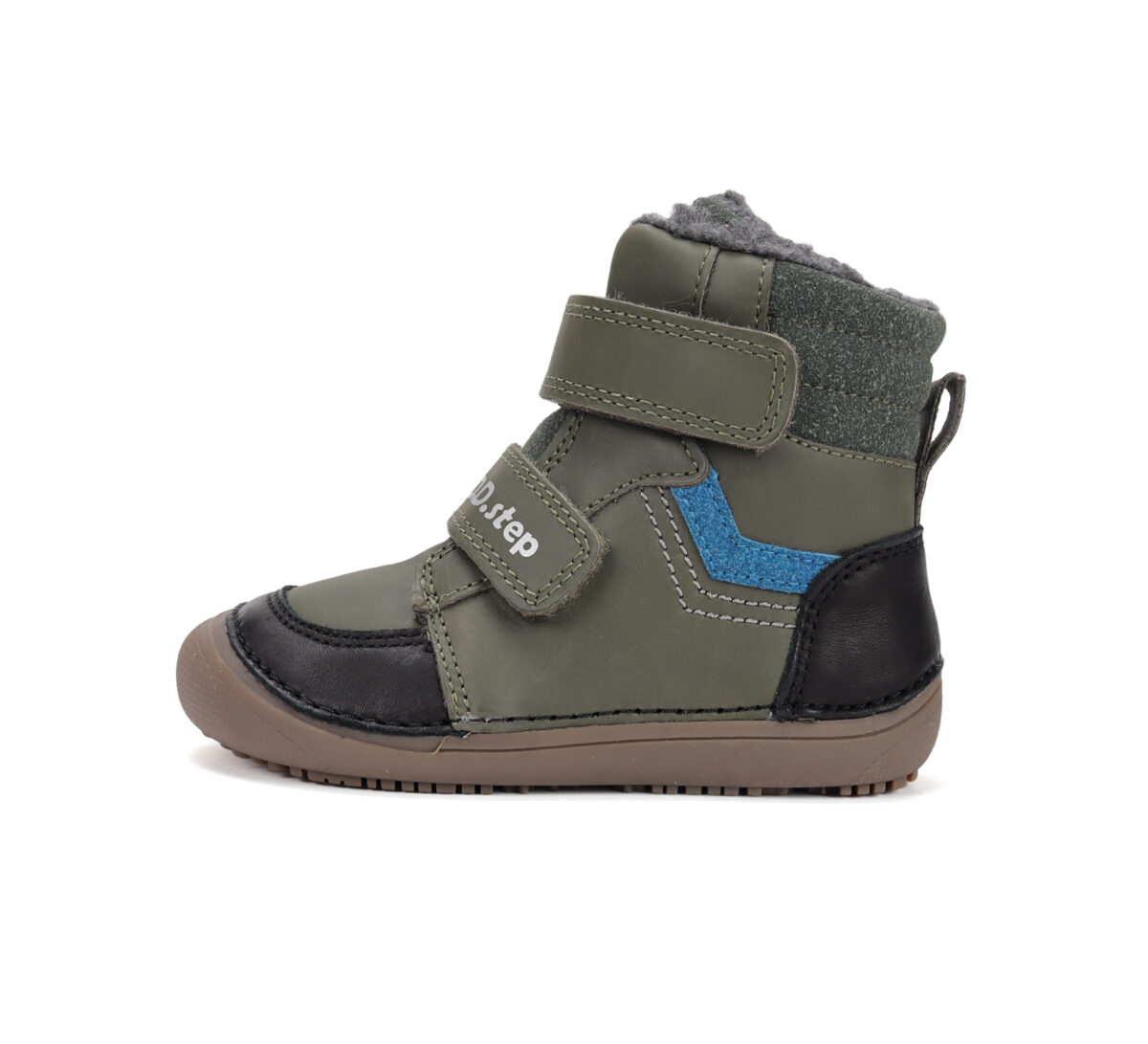 D.D.Step villase voodriga barefoot-saapad, emerald/063 D.D.Step - HellyK - Kvaliteetsed lasteriided, villariided, barefoot jalatsid