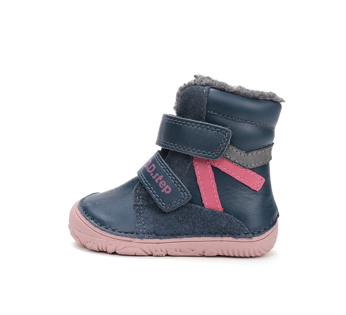 D.D.Step villase voodri ja kõrgema säärega barefoot-saapad, royal blue/AW’25 073 D.D.Step - HellyK - Kvaliteetsed lasteriided, villariided, barefoot jalatsid