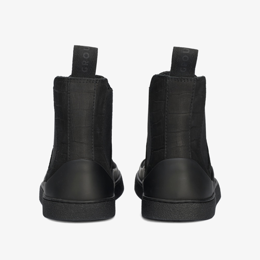 GROUNDIES® Sienna Women, black/croco Kevad/sügis - HellyK - Kvaliteetsed lasteriided, villariided, barefoot jalatsid