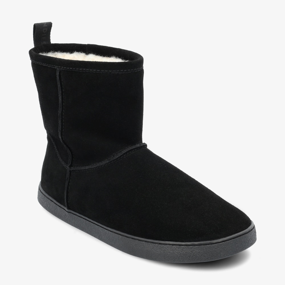 GROUNDIES® Cozy Boot 2.0 Women, black Täiskasvanute barefoot-jalatsid - HellyK - Kvaliteetsed lasteriided, villariided, barefoot jalatsid