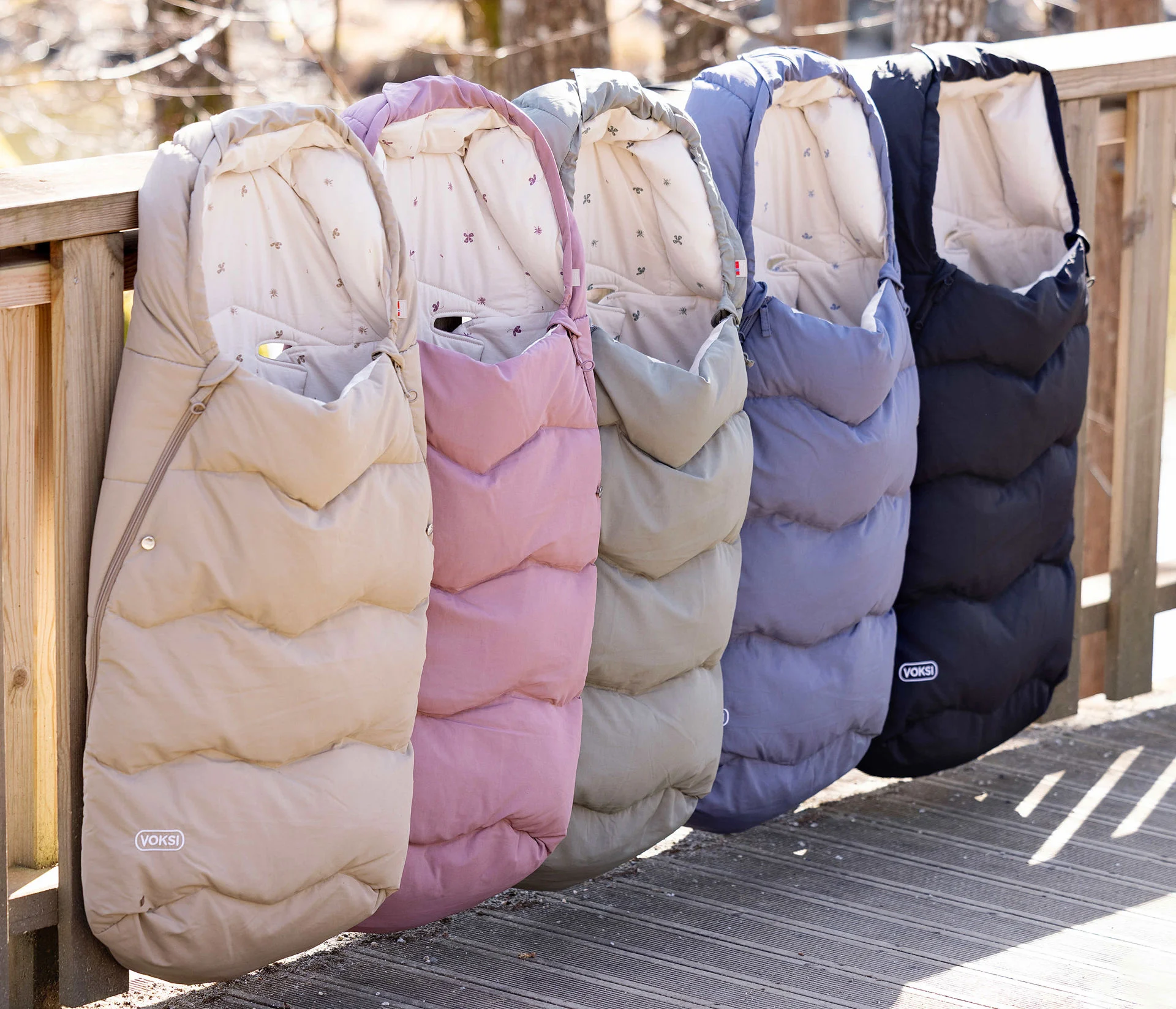 Voksi soojakott Explorer Grape Clower Kodumaailm ja muud tarvikud - HellyK - Kvaliteetsed lasteriided, villariided, barefoot jalatsid