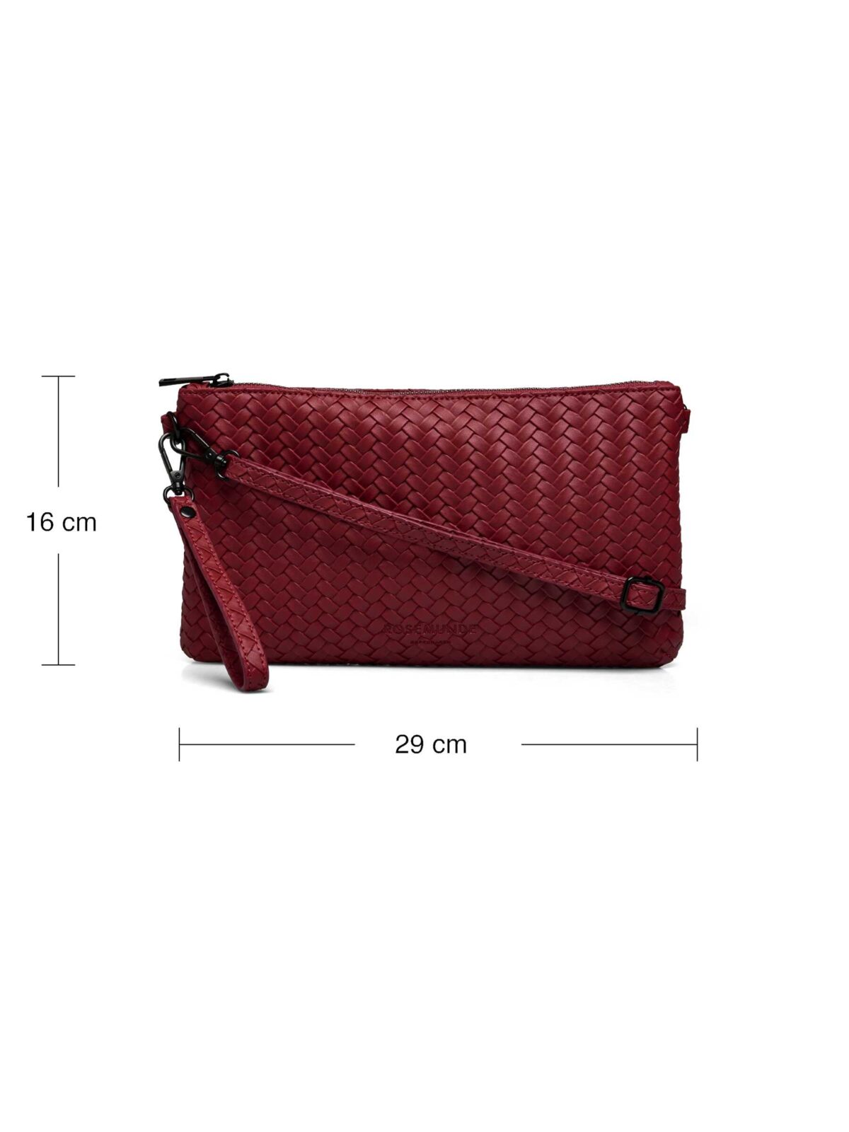 Rosemunde Remi medium clutch, cranberry black oxid Kotid ja rahakotid - HellyK - Kvaliteetsed lasteriided, villariided, barefoot jalatsid
