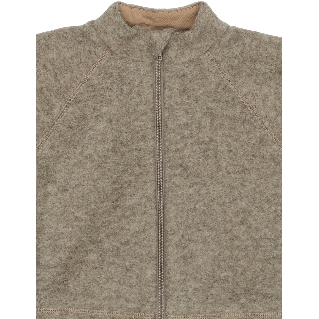 Mikk-Line vanutatud meriinovillast jakk, melange denver Mikk-Line vanutatud meriinovillast jakk, melange denver Mikk-Line - HellyK - Kvaliteetsed lasteriided, villariided, barefoot jalatsid