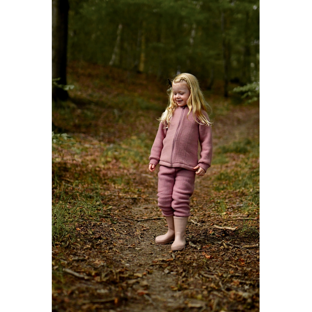 Mikk-Line Meriinovillasest fliisist püksid, burlwood Mikk-Line - HellyK - Kvaliteetsed lasteriided, villariided, barefoot jalatsid