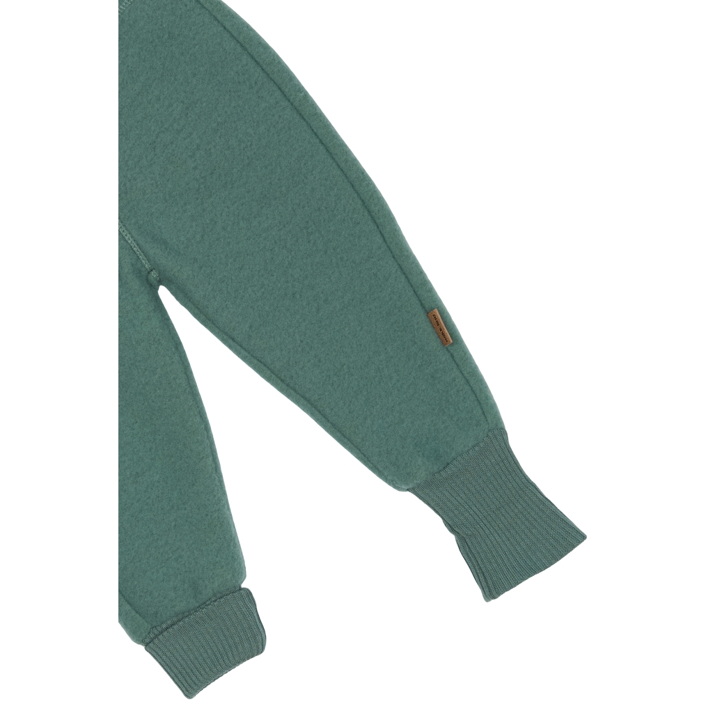 Mikk-Line Meriinovillasest fliisist püksid, balsam green Mikk-Line - HellyK - Kvaliteetsed lasteriided, villariided, barefoot jalatsid