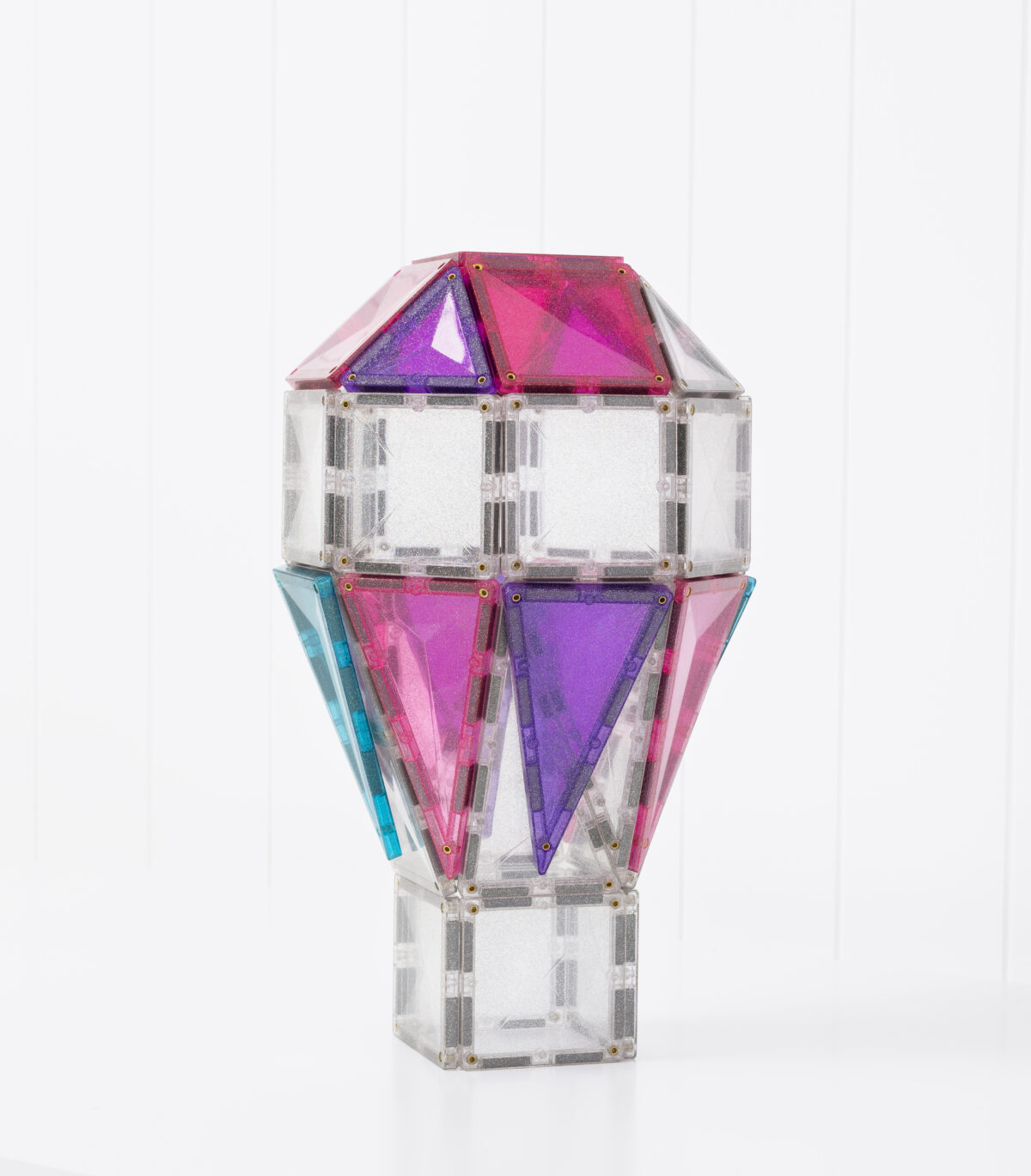 Connetix Glitter Unicorn Pack 56 pc, sädelevad magnetklotsid ✨ CONNETIX magnetklotsid - HellyK - Kvaliteetsed lasteriided, villariided, barefoot jalatsid