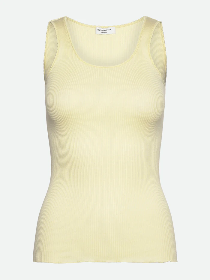 Rosemunde Beatha siidist särgik pitsita, pastel yellow Naistele - HellyK - Kvaliteetsed lasteriided, villariided, barefoot jalatsid