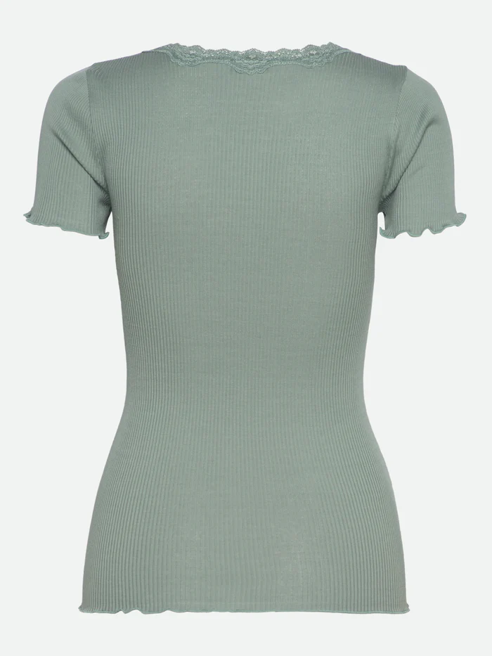 Rosemunde siidist pluus, chinois green Naistele - HellyK - Kvaliteetsed lasteriided, villariided, barefoot jalatsid