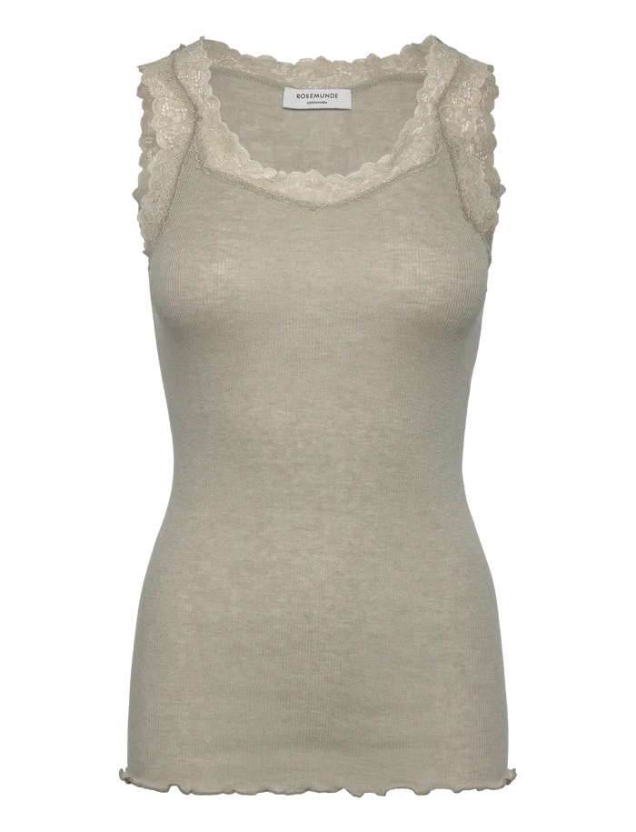 Rosemunde meriinovillane pitsiga särgik, abbey stone Naistele - HellyK - Kvaliteetsed lasteriided, villariided, barefoot jalatsid