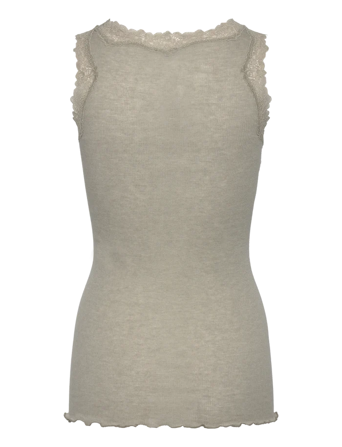 Rosemunde meriinovillane pitsiga särgik, abbey stone Naistele - HellyK - Kvaliteetsed lasteriided, villariided, barefoot jalatsid