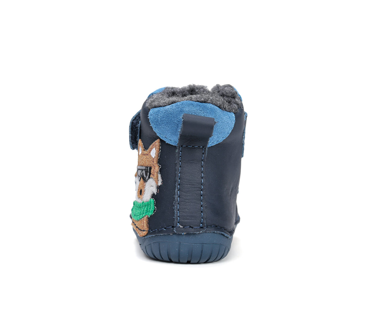 D.D.Step nahast barefoot-saapad, royal blue II/hunt D.D.Step - HellyK - Kvaliteetsed lasteriided, villariided, barefoot jalatsid