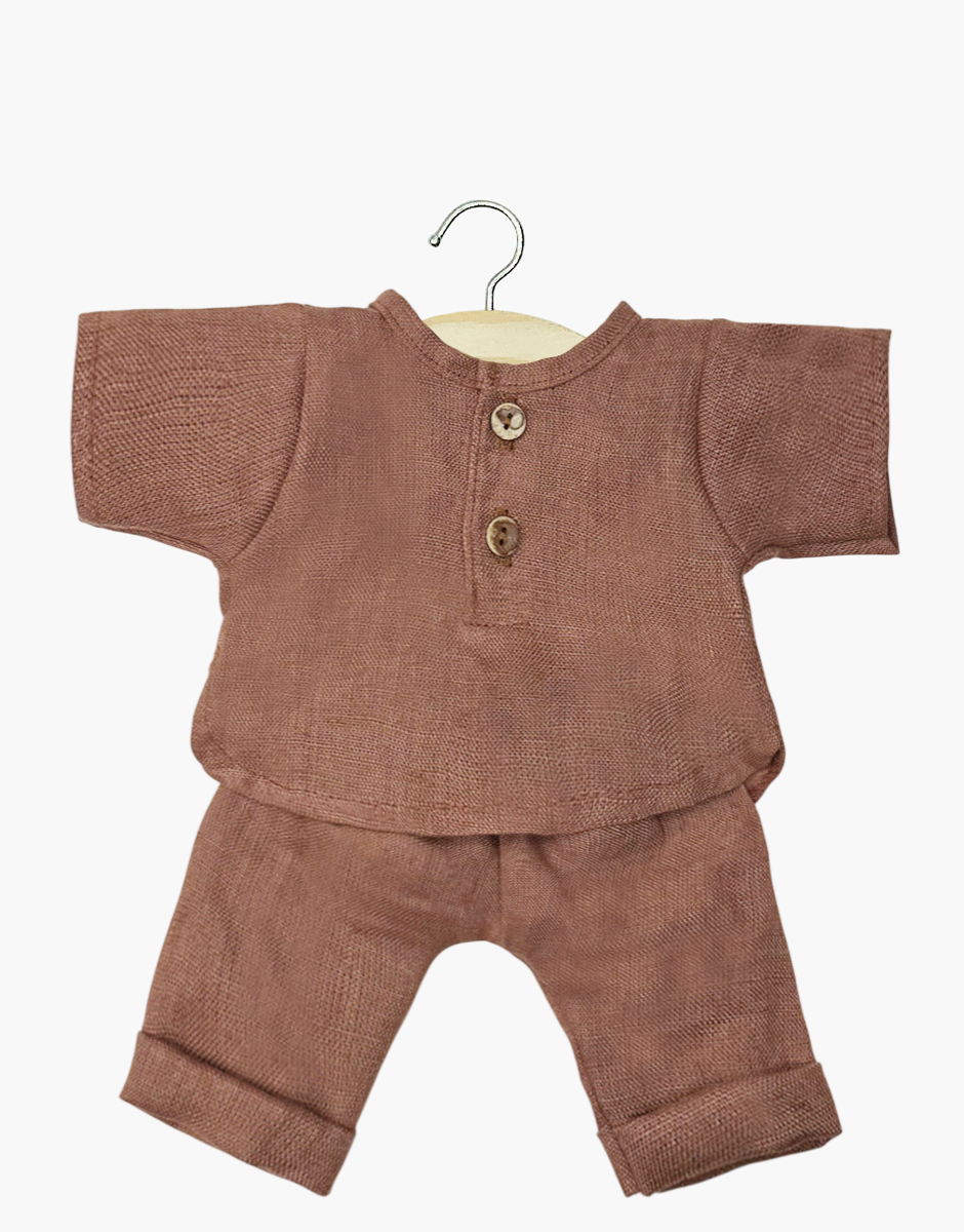 Minikane® linane komplekt Andrea Mänguasjad - HellyK - Kvaliteetsed lasteriided, villariided, barefoot jalatsid