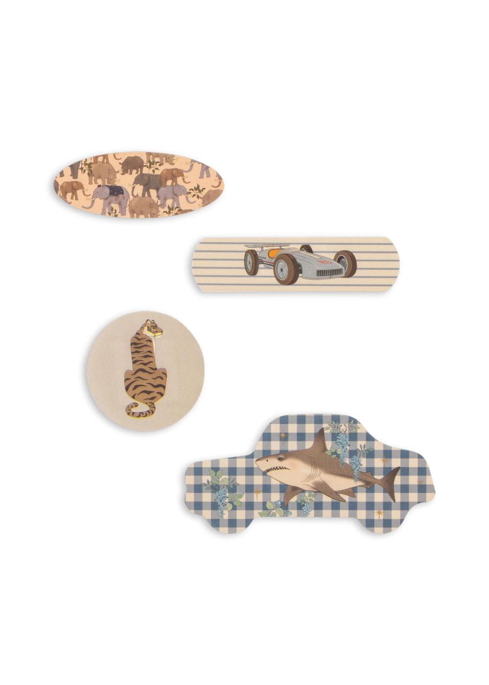 Konges Slojd “Kiss and comfort” plaastrid, blue mix Hooldusvahendid, kosmeetika ja aksessuaarid - HellyK - Kvaliteetsed lasteriided, villariided, barefoot jalatsid