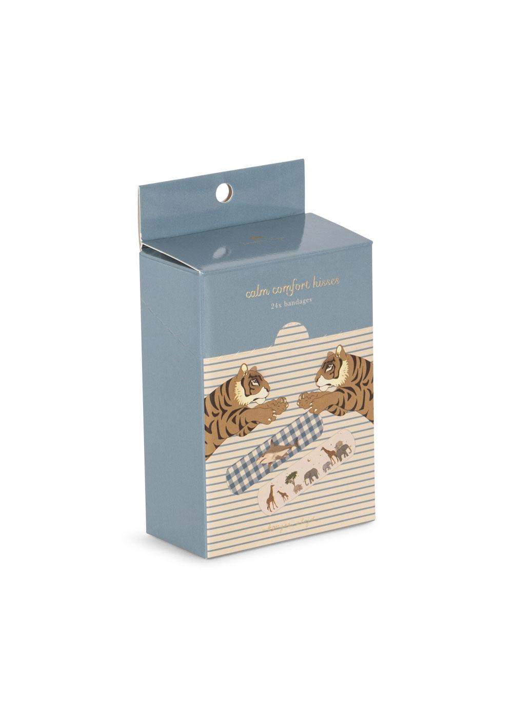 Konges Slojd “Kiss and comfort” plaastrid, blue mix Hooldusvahendid, kosmeetika ja aksessuaarid - HellyK - Kvaliteetsed lasteriided, villariided, barefoot jalatsid