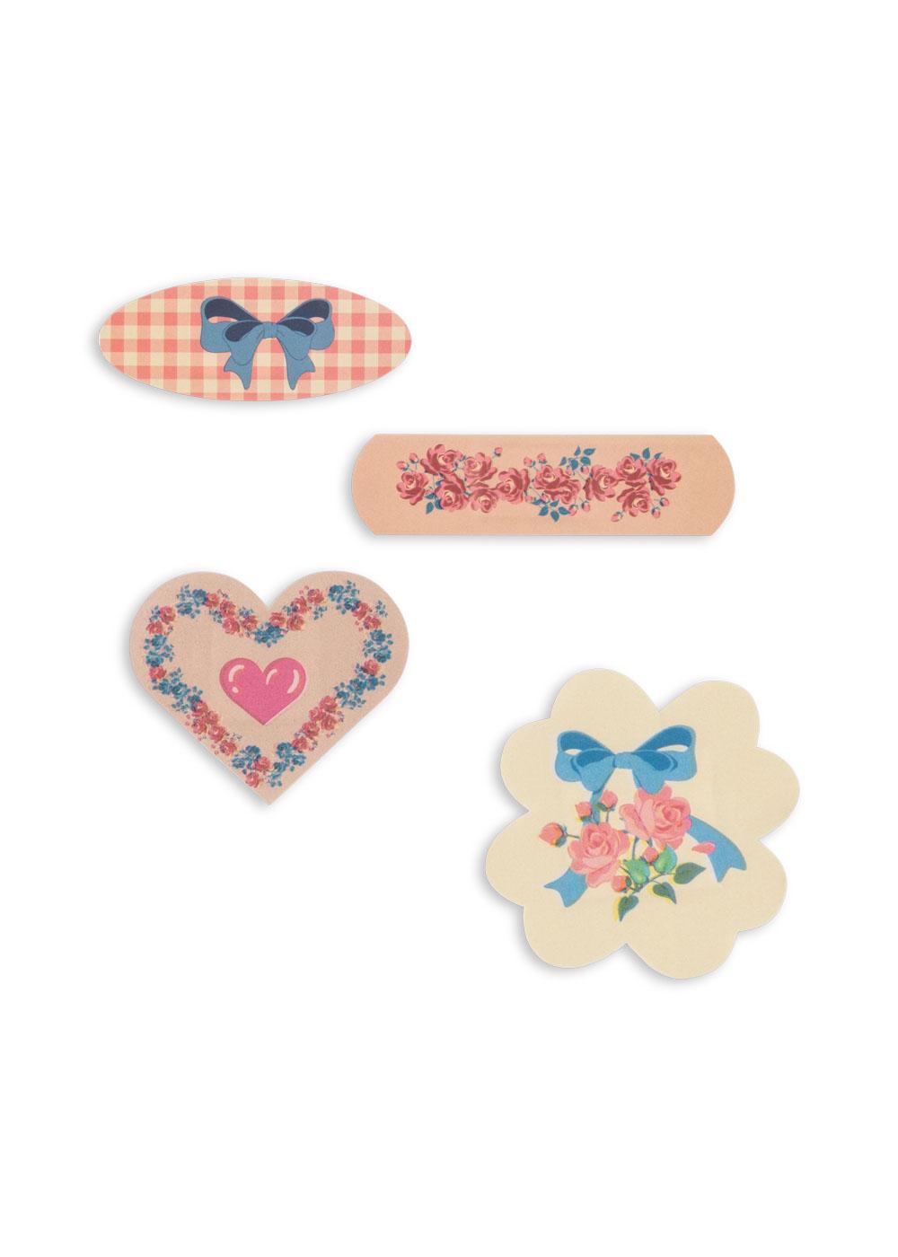 Konges Slojd “Kiss and comfort” plaastrid, pink mix Hooldusvahendid, kosmeetika ja aksessuaarid - HellyK - Kvaliteetsed lasteriided, villariided, barefoot jalatsid