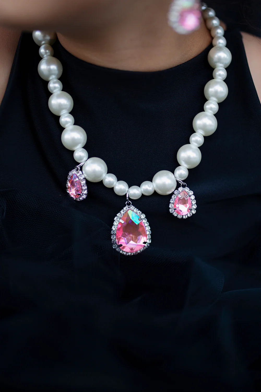 Great Pretenders The Coco kaelakee, sõrmuse ja kõrvarõngaste komplekt Great Pretenders ehted - HellyK - Kvaliteetsed lasteriided, villariided, barefoot jalatsid