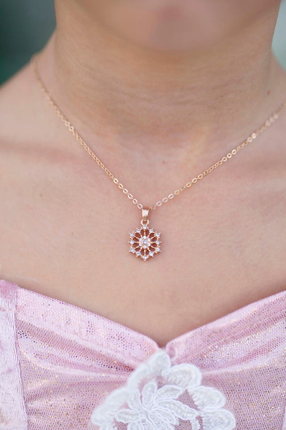 Great Pretenders Lumehelbe kaelakee ja sõrmus Great Pretenders ehted - HellyK - Kvaliteetsed lasteriided, villariided, barefoot jalatsid