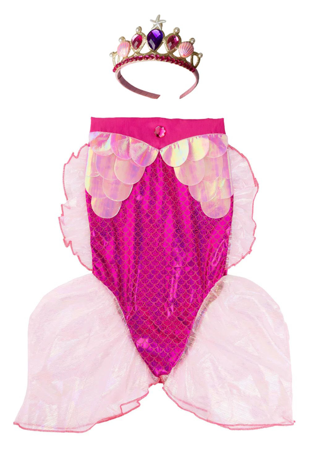 Great Pretenders Mermaid Glimmer seelik koos peapaelaga/tiaaraga Great Pretenders Mermaid Glimmer seelik koos peapaelaga/tiaaraga Great Pretenders kleidid, keebid ja kostüümid - HellyK - Kvaliteetsed lasteriided, villariided, barefoot jalatsid