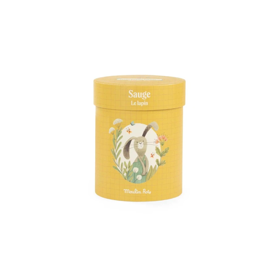 Moulin Roty, salveiroheline jänku Trois petits lapins Kaisukad ja kaltsunukud - HellyK - Kvaliteetsed lasteriided, villariided, barefoot jalatsid