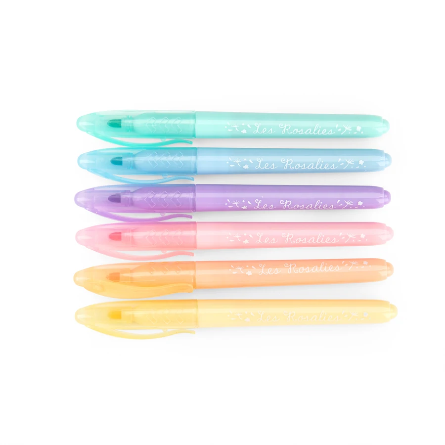 Moulin Roty Les Rosalies pastellmarkerid Joonistustarbed / meisterdamine / käsitöö - HellyK - Kvaliteetsed lasteriided, villariided, barefoot jalatsid