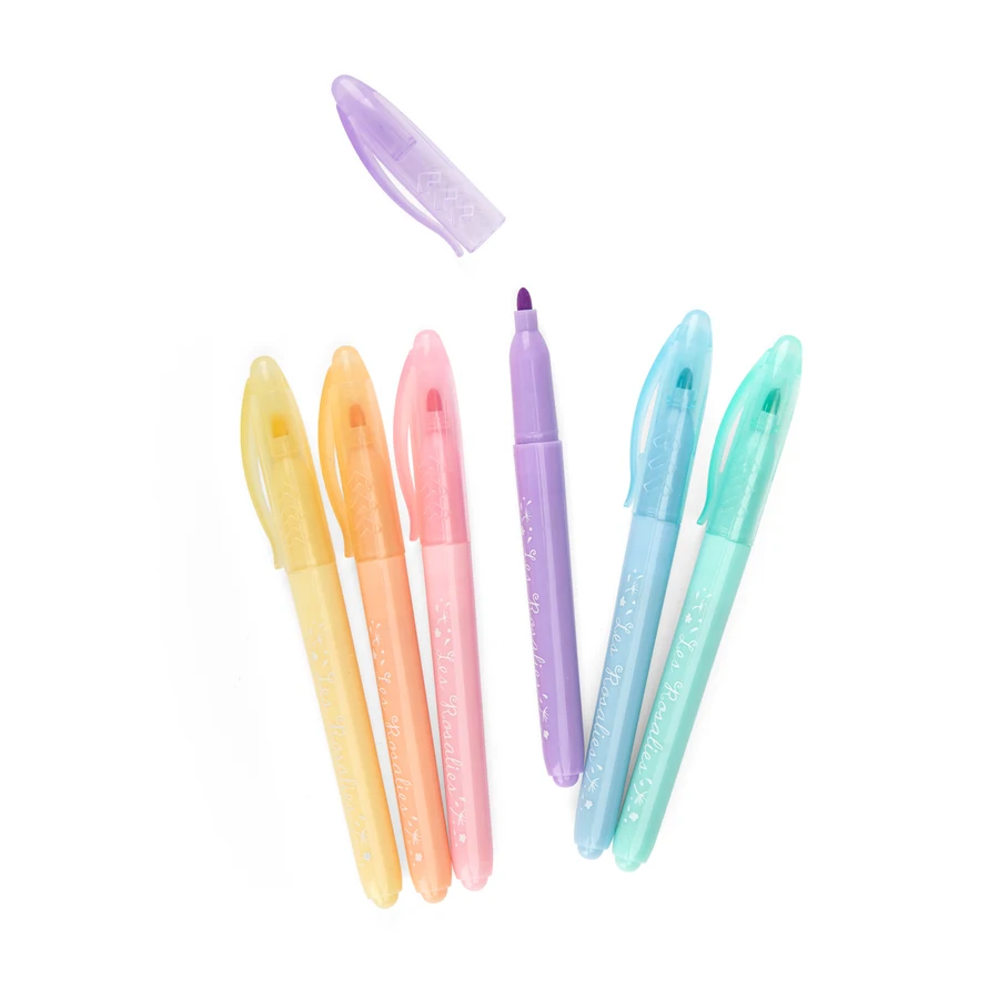 Moulin Roty Les Rosalies pastellmarkerid Joonistustarbed / meisterdamine / käsitöö - HellyK - Kvaliteetsed lasteriided, villariided, barefoot jalatsid