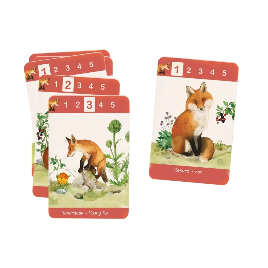 Moulin Roty, kaardimäng 7 perekonna mäng, kodukant Lauamängud/mängud - HellyK - Kvaliteetsed lasteriided, villariided, barefoot jalatsid