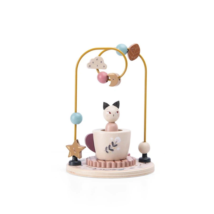 Moulin Roty helmestega rada koos virnastatava osaga Après la pluie Mänguasjad - HellyK - Kvaliteetsed lasteriided, villariided, barefoot jalatsid