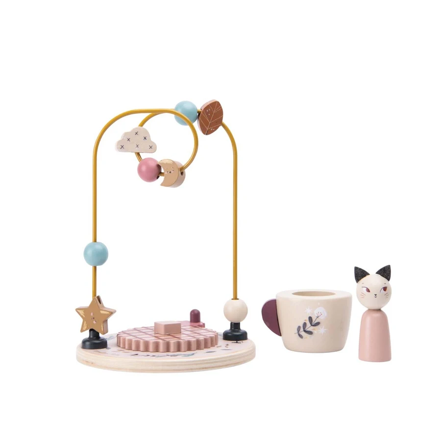 Moulin Roty helmestega rada koos virnastatava osaga Après la pluie Mänguasjad - HellyK - Kvaliteetsed lasteriided, villariided, barefoot jalatsid