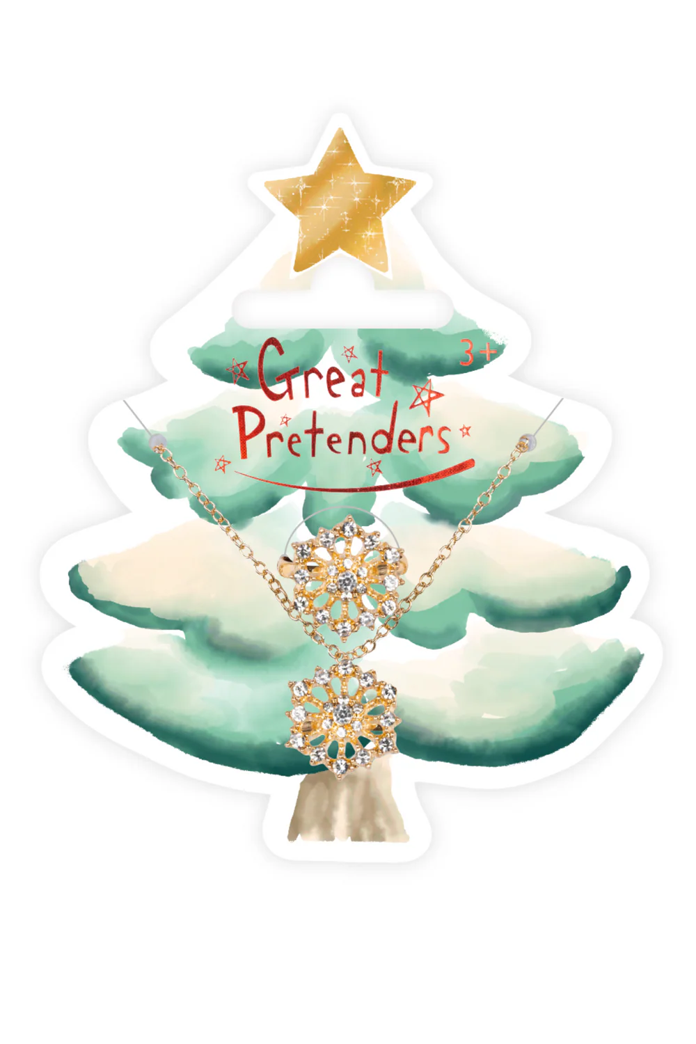 Great Pretenders Lumehelbe kaelakee ja sõrmus Great Pretenders ehted - HellyK - Kvaliteetsed lasteriided, villariided, barefoot jalatsid