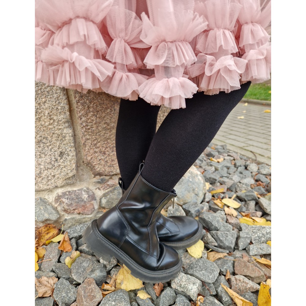 Vegateksa soojad ja pehmed meriinovillased sukkpüksid, must Villariided - HellyK - Kvaliteetsed lasteriided, villariided, barefoot jalatsid