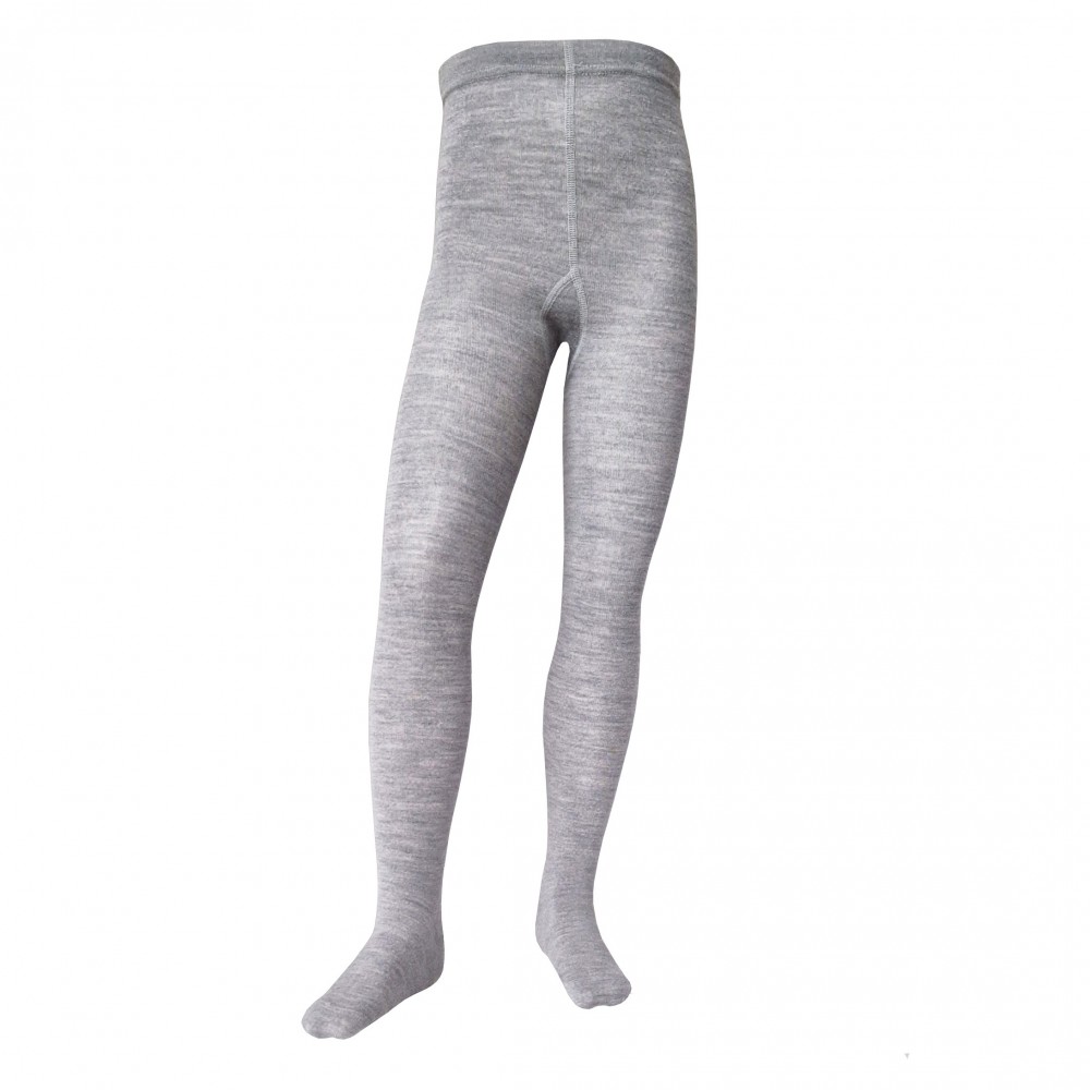 Vegateksa soojad ja pehmed meriinovillased sukkpüksid, helehall melange Villariided - HellyK - Kvaliteetsed lasteriided, villariided, barefoot jalatsid