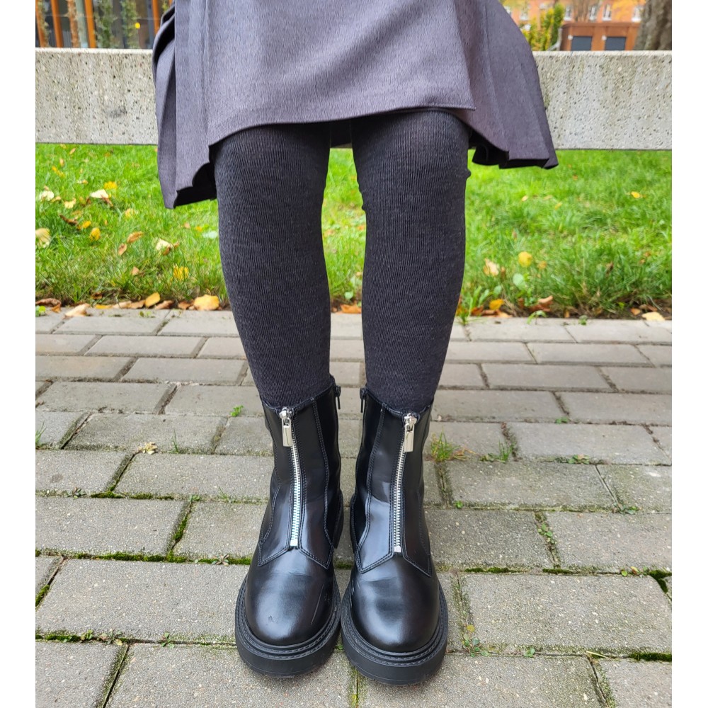 Vegateksa soojad ja pehmed meriinovillased sukkpüksid, tumehall Villariided - HellyK - Kvaliteetsed lasteriided, villariided, barefoot jalatsid