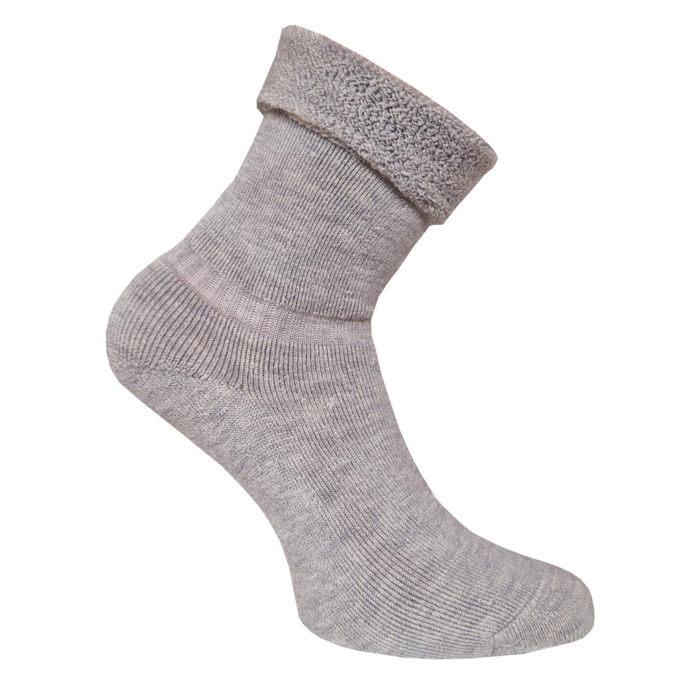 Vegateksa meriinofroteest sokid, hall melange Vegateksa meriinofroteest sokid, hall melange Villariided - HellyK - Kvaliteetsed lasteriided, villariided, barefoot jalatsid