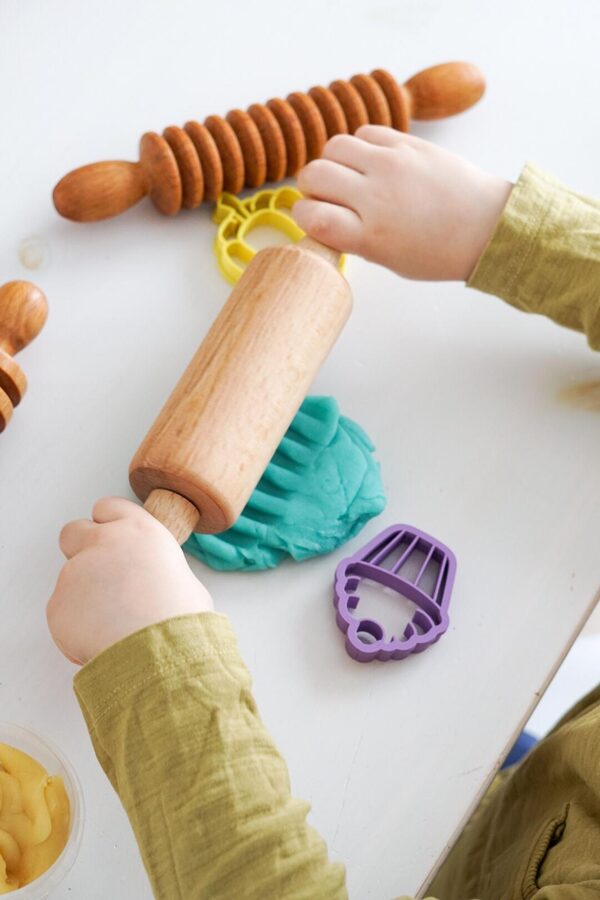 MICI puidust taignarull Mänguasjad - HellyK - Kvaliteetsed lasteriided, villariided, barefoot jalatsid