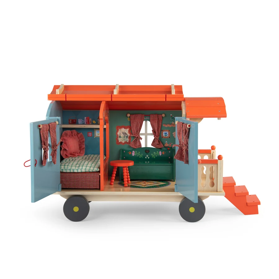 Moulin Roty haagissuvila Les Minouchkas Mänguasjad - HellyK - Kvaliteetsed lasteriided, villariided, barefoot jalatsid