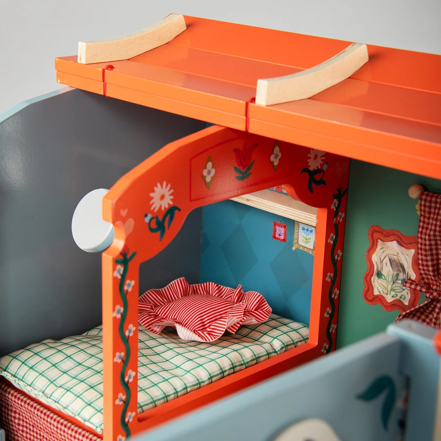 Moulin Roty haagissuvila Les Minouchkas Mänguasjad - HellyK - Kvaliteetsed lasteriided, villariided, barefoot jalatsid