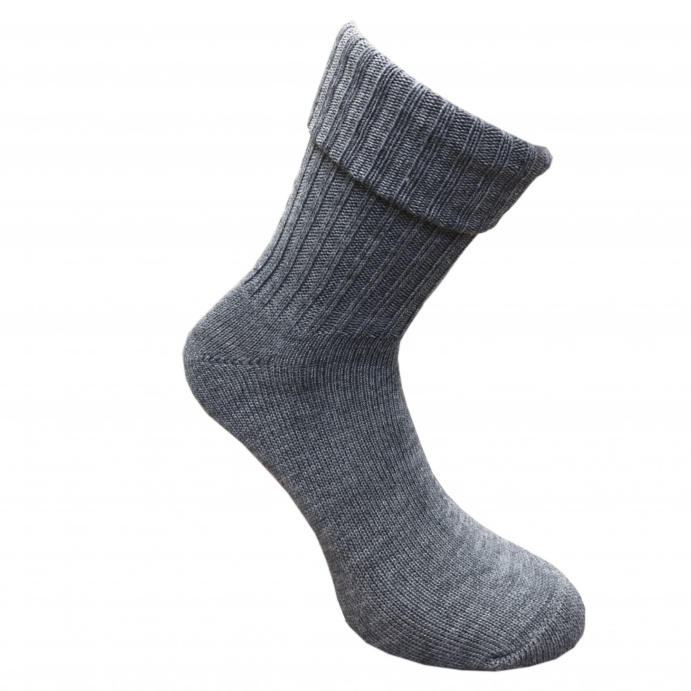 Vegateksa villased kootud sokid, hall melange Villariided - HellyK - Kvaliteetsed lasteriided, villariided, barefoot jalatsid