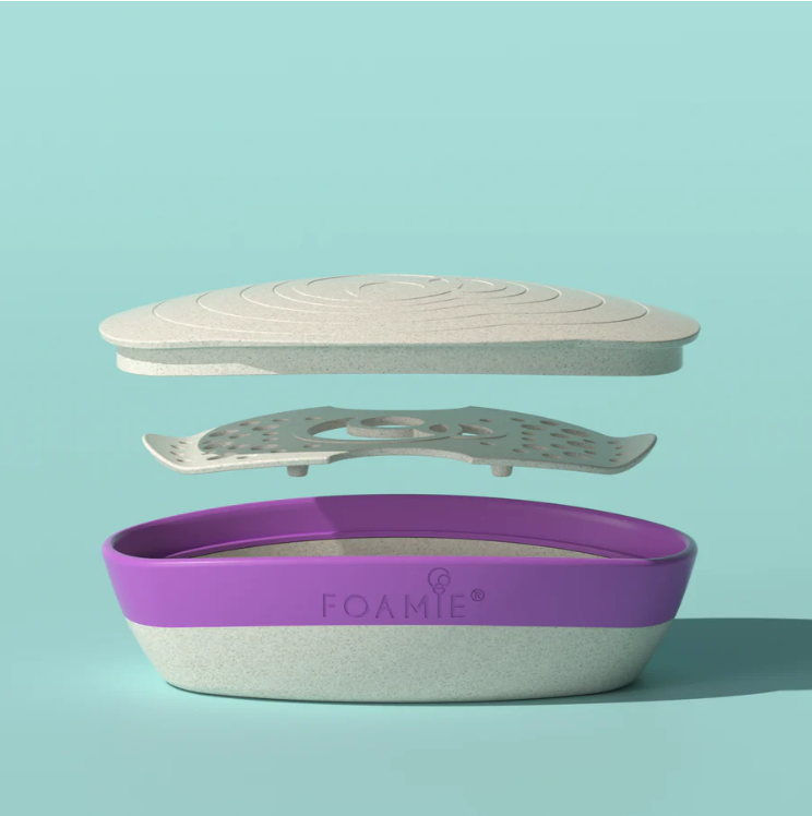 FOAMIE kaasaskantav karp tahkete keha- ja juuksehooldustoodete hoiustamiseks, lilla FOAMIE kaasaskantav karp tahkete keha- ja juuksehooldustoodete hoiustamiseks, lilla Hooldusvahendid, kosmeetika ja aksessuaarid - HellyK - Kvaliteetsed lasteriided, villariided, barefoot jalatsid