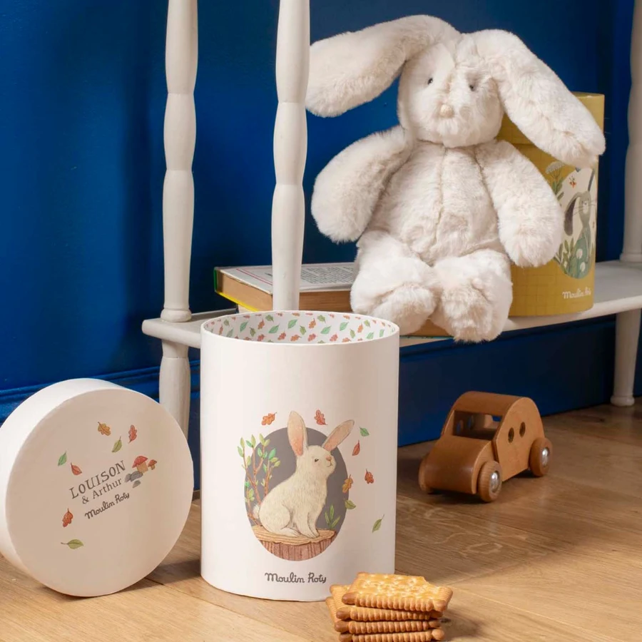 Moulin Roty jänku­nukk Louison Arthur et Louison Kaisukad ja kaltsunukud - HellyK - Kvaliteetsed lasteriided, villariided, barefoot jalatsid