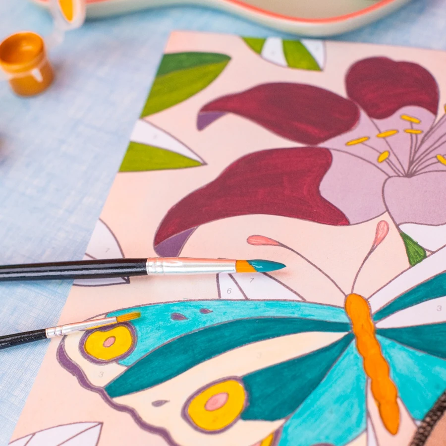 Moulin Roty numbrite järgi maalimine The Rosalies Mänguasjad - HellyK - Kvaliteetsed lasteriided, villariided, barefoot jalatsid